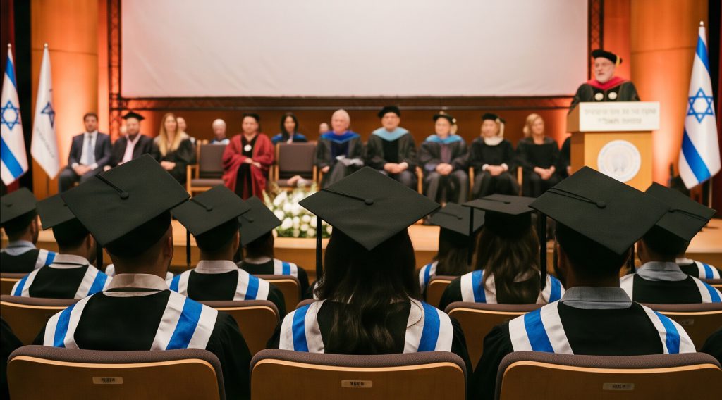 students receiving graduation certificates
